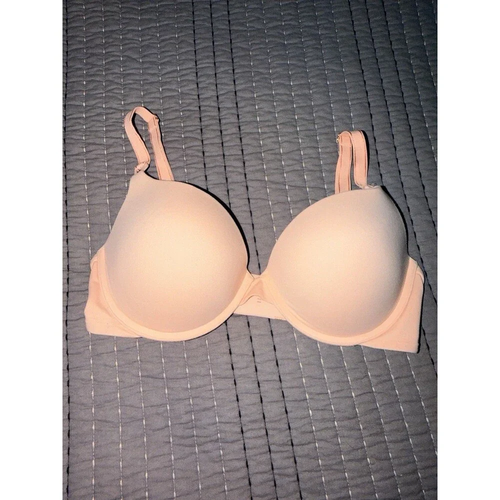 Soma Embraceable Push Up Bra Womens Sz 34DD Pink